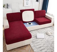 Sofa Cushion Cover - Waterproof, Non-slip Elastic Seat Cover with Three-Dimensional Pattern