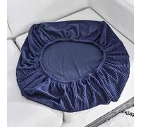 Sofa Cushion Covers Replacement,Stretch Sofa Seat Cover,1 2 3 4 Seater Highly Elastic Sofa Slipcovers for Living Room,L Shaped Corner Couch Seat Cover for Individual Cushion,Navy-Chaise(150-190cm)