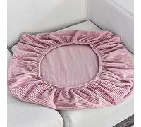 Sofa Cushion Covers Replacement,Stretch Sofa Seat Cover,1 2 3 4 Seater Highly Elastic Sofa Slipcovers for Living Room,L Shaped Corner Couch Seat Cover for Individual Cushion,Pink-3seat(150-190cm)