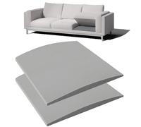 Sofa Cushion Support Board for Sagging Seats, High Density Foam Furniture Seat Support 50×50cm, Under Cushion Support Pad to Improve Sofa Comfort and Extend Seating Life (2, Gray)