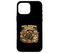 Sofa Defense Brigade Bulldog Dog Canine Combat Animal Case for iPhone 16 Pro Max