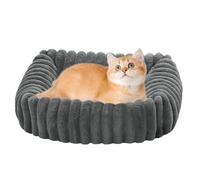 Sofa for Cats - Plush 60 x 50 x 17 cm, PP Cotton | Plush Sofa for Pets - Chewing Proof Sofa for Dogs and Cats | Removable Washable Cover - For Home Travel
