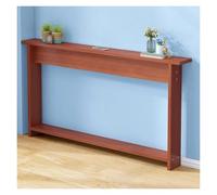 Sofa Gap Filler Shelf Solid Wood Console Table 4 8" Wide Extra Long 31.5" L x 7.9" W x 25.6" H 110lbs Load Ideal for Narrow Spaces & Baseboards (Brown)