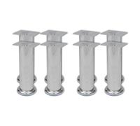 Sofa Legs 8pcs Chrome Iron Round 50x180mm Height 70mm Foot Sturdy Home Upgrades