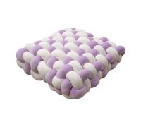 Sofa Lumbar Cushion, Knotted Square Back Pillow, 12.99x12.99x4.72 Inches, Plush Home Accent, Comfortable Backrest, Decorative Soft Support Pad for Bed, Living Room, Balcony, Kid’s Room Seating