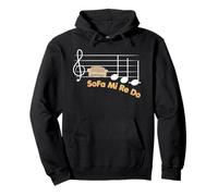 Sofa Mi Re Do Music Lover Singer Solfa Joke Musician Humor Pullover Hoodie