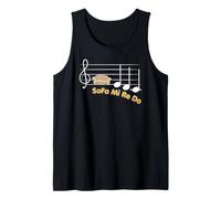 Sofa Mi Re Do Music Lover Singer Solfa Joke Musician Humor Tank Top