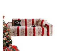 Sofa Protector Sofa Cover Christmas Cushion Cover Red Stretch Washable Cover for Sofa Chair Bedroom Furniture Seasonal Home Decor Holiday Style