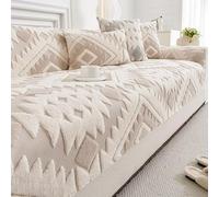 Sofa Protectors for Pets/Dogs New Sofa Cushion Covers Universal Non-Slip L Shape Couch Protector Couch Covers for Living Room,Light Brown,110 * 240cm