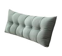 Sofa Reading Pillows Large Daybed Headboard Cushion Removable Reading And Resting Bed Rest Lumbar Support Wall Pillow Couch Back Cushions Washable Cover(Soya Green,200 * 60cm)