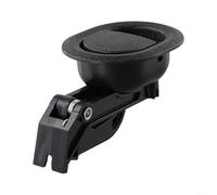 Sofa Recliner Release Pull Handle Replacement, Small Oval ABS Finger Pull Lever for Most Recliners and Power Recliners with 6mm or 3mm Cable, Black Furniture Repair Part for Living Room Chairs