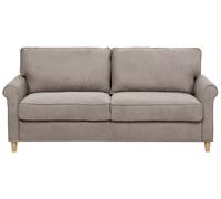 Sofa 3 Seater RONNEBY Fabric Light Brown