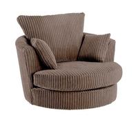 Sofa Scene Chicago Full Back - Café Mocha - Swivel Chair