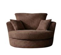 Sofa Scene Chicago Full Back - Cocoa Bean Brown - Swivel Chair