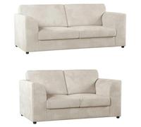 Sofa Scene Chicago Full Back Living Room Furniture Range - Cloud Cream - 3 Plus 2