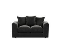 Sofa Scene Glitz Living Room Furniture Range - Black - 2 Seater