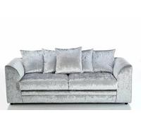 Sofa Scene Glitz Living Room Furniture Range - Black - 3 Seater