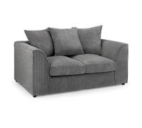 SOFA SCENE LTD CHICAGO JUMBO CORD 2 SEATER GREY SOFA SOFA SCENE LTD Grey