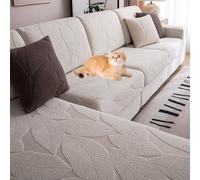 Sofa Seat, Cushion Cover, Stretch Sofa Cover, Non-slip, Slipcover Cover Seat Cushions, Replacement for Individual Cushion with Elastic Bottom,White,XL