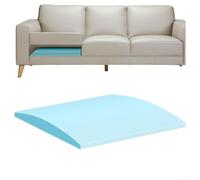 Sofa Seat Support Board 20x20x2 Inch Foam Cushion Insert for Enhanced Comfort and Stability Raised Centre Design to Prevent Sagging and Improve Seating Posture(blue)
