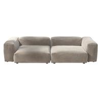 Sofa Set 02 Medium 2.5-seater vetsak Cord Platinum - VETSAK SOFA 02 CORD PLATIN