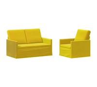 Sofa Set 2 pcs Velvet Living Room Home Seating Indoor Sofas Couch Plush vidaXL