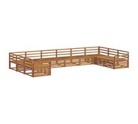Sofa Sets Solid Acacia Wood Outdoor Sectional Garden Furniture Modern vidaXL