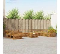 Sofa Sets 11 Pcs Solid Acacia Wood