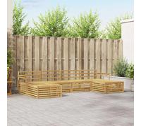 Sofa Sets 6 Pcs Solid Acacia Wood