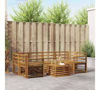 Sofa Sets 7 Pcs Solid Acacia Wood