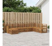 Sofa Sets 8 Pcs Solid Acacia Wood