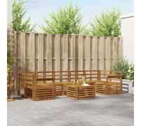 Sofa Sets 8 Pcs Solid Acacia Wood