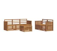 Sofa Sets Solid Acacia Wood Outdoor Sectional Garden Furniture Modern vidaXL