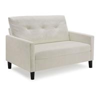 sofa settee 2 seater cushioned spring core washable cover plastic feet padding