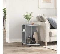 Sofa Side End Table with 4 Moving Wheels, Tea Snack Tables, Coffee Table