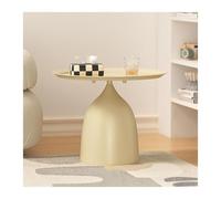 Sofa/Side table, Iron Side Table Multicolor Multiple Sizes(Beige,Short 46cm/18in)