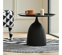 Sofa/Side table, Iron Side Table Multicolor Multiple Sizes(Svart,Short 46cm/18in)