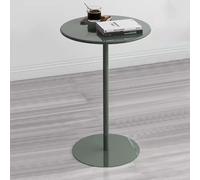 Sofa Side Table, Modern Bistro Pub Table Drink Cocktail Table, Kitchen Dining Deks, Round Breakfast Bar Table Small Accent Tables Tall Top Table for Indoor Outdoor, Nightstand(40x40x50cm)