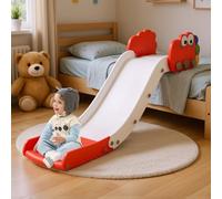 Sofa Slide, Indoor Kids Slide for Bed, Climbing Slide with Extended Length, Toddler Slide for Couch, Sofa, Stair, Couch Slide for Children Kids Toddler, Easy to Assemble (Red)