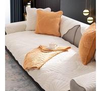 Sofa Slipcover Corner 3/2/1/4 Seater Sofa Cover L Shape Couch Cover Velvet Thick Sofa Protector Anti-slip Reversible Quilted Corner Slipcovers Washable for Sectional Couch ( Color : #4 , Size : 110x24