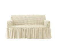 Sofa Slipcover with Skirt 1/2/3/4 Seater Super Soft Covers Non Slip Couch Covers Universal High Stretch Durable Washable Sofa Slipcover Living Room Couch Covers for P(Size:4 Seater(235-300cm),Color:A)