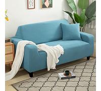 Sofa Slipcovers for Living Room Non Slip Soft Elastic Full Cover Washable Solid Color Sofa Covers for Kids Dogs & Cats M 1 Seater (90 140cm)