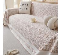 Sofa Slipcovers,Sofa Covers 1 2 3 4 Seater Non Slip Love Seat Couch Covers for Sectional Sofas Couch Cover for Pet Furniture Protector,Coffee,180x150cm