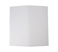 Sofa Sponge Support Board High-Density Resilient Material Maintains Cushion Shape Center-Raised Design for Enhanced Seat Comfort 20x20x2 Inch for Standard Sofas Black White Blue(white)