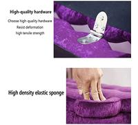 Sofa Stool,Shoe Stool,Bed End Stool,Ice Velvet Fabric Upholstered Storage Ottoman Bench,for Living Room Bedroom 23.6/31.4/39.3x15.7x15.7inch(60/80/100x40x40cm)