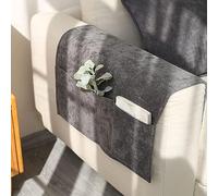 Sofa storage bags,Bedside storage pocket,Couch Chair Armrest Storage Bag Bed Caddy Pockets for Cell Phone Remote Control Storage Space Saver Magazine Sunglasses-brown||60*1 ( Color : Dark Gray , Size