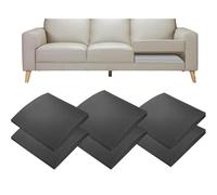 Sofa Support Tables for Sunken Seats High-Density Upholstered Cushions Replacement Sofa Bed Mattress Pad Black Fits 6 Seats