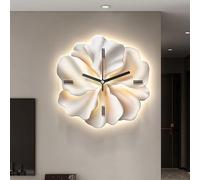 SOFACHEN 3D Decorative Sandstone Wall Clock, Creative Stylish Wall Decor with Silent Movement, Modern Home Hanging Decor, for Living Room, Bedroom, Office, Corridor, Entrance(Color C,50cm)