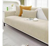 sofacover 70 * 210CM Herringbone Chenille Fabric Furniture Protector Sofa Cover 1 2 3 Seater,for Living Room, Sectional Sofa, Dogs,Pets