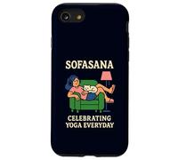 Sofasana Celebrating Yoga Everyday Couch Cat Relax Zen Pose Case for iPhone SE (2020) / 7/8